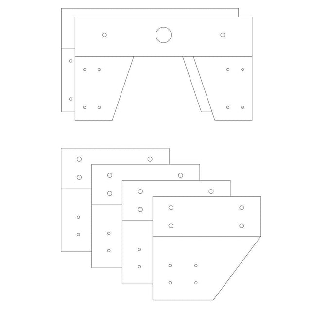 BB054 Leg Brackets For BB017 / 21 / 29
