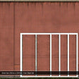 BX001A-OO Modern Red Brick Retaining Wall (Pack of 4 Sheets) OO/4mm/1:76