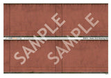 BX001A-OO Modern Red Brick Retaining Wall (Pack of 4 Sheets) OO/4mm/1:76