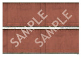 BX001A-OO Modern Red Brick Retaining Wall (Pack of 4 Sheets) OO/4mm/1:76