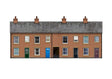 BX003-N Terraced Houses Backscene Elements N/2mm/1:148