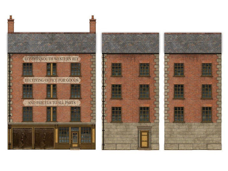 BX004-OO Goods Receiving Office Backscene Element OO/4mm/1:76