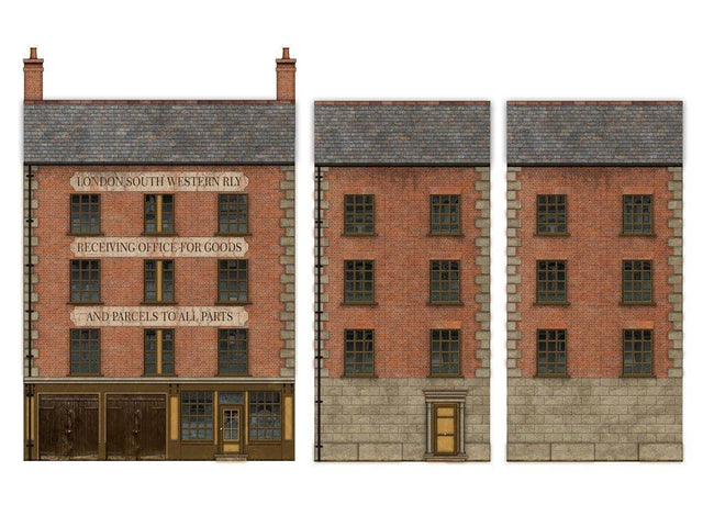 BX004-OO Goods Receiving Office Backscene Element OO/4mm/1:76