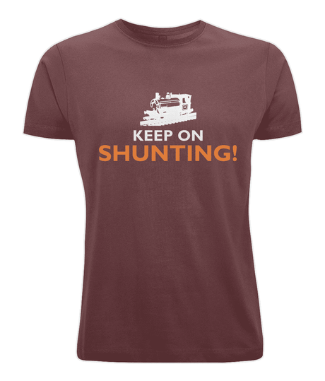 BY004 Classic Round Neck Men's T-Shirt Keep On Shunting T Shirt - Peckett