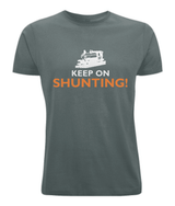 BY004 Classic Round Neck Men's T-Shirt Keep On Shunting T Shirt - Peckett