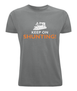 BY004 Classic Round Neck Men's T-Shirt Keep On Shunting T Shirt - Peckett