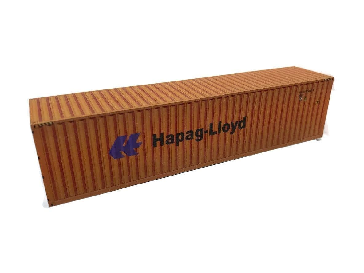 CT002-OO Hapag Lloyd 40ft Weathered Container Card Kit (Pack of 2) - OO/4mm/1:76