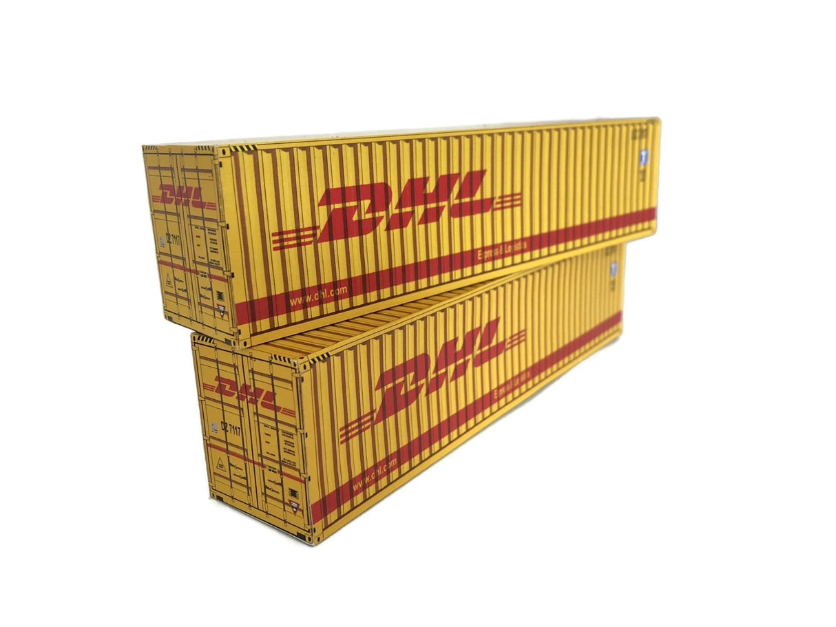 CT005-OO DHL Logistics 40ft Container Card Kit (Pack of 2) - OO/4mm/1:76