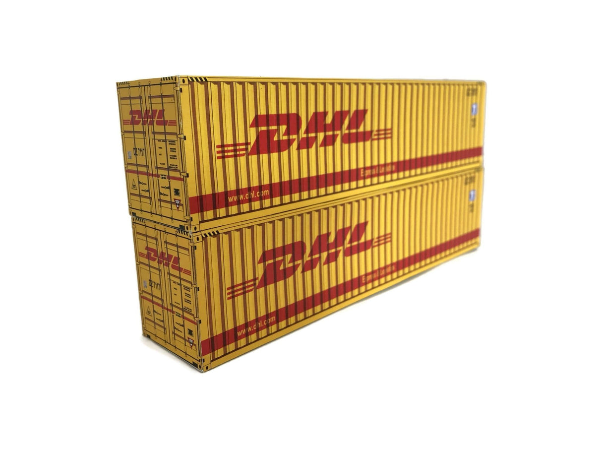 CT005-OO DHL Logistics 40ft Container Card Kit (Pack of 2) - OO/4mm/1:76