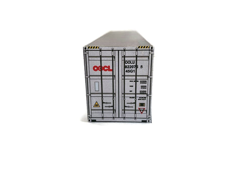 CT007-OO 40ft OOCL Container Card Kit (Pack of 2) - OO/4mm/1:76