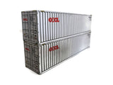 CT007-OO 40ft OOCL Container Card Kit (Pack of 2) - OO/4mm/1:76