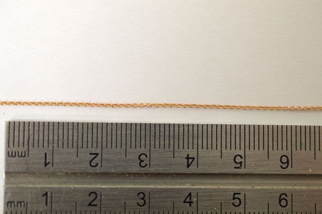 CX003 Ultra Fine Brass Chain (35 links per inch) For OO/O/N