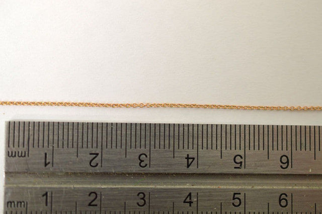 CX003 Ultra Fine Brass Chain (35 links per inch) For OO/O/N