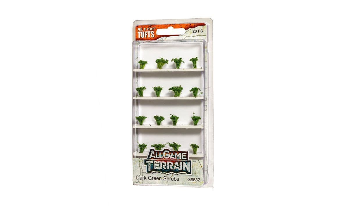 Dark Green Shrubs Tufts by All Game Terrain G6632