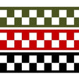 DC013-OO White Chequer Stripes (2mm) Decals OO/4mm/1:76