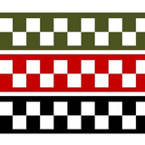 DC013-OO White Chequer Stripes (2mm) Decals OO/4mm/1:76