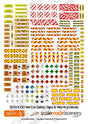 DC014-OO Vehicle Safety & Warning Decals (Hazchem etc) OO/4mm/1:76