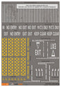 DC015-N Car Park Marking Waterslide Decals N/2mm/1:148