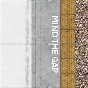 DC040-OO Mind The Gap - Modern Image Platform Decals - OO/4mm/1:76