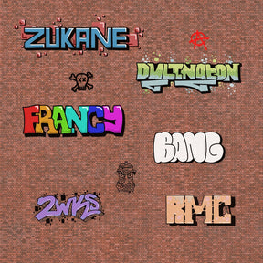 DC046-OO Graffiti Piece Decals - OO/4mm/1:76