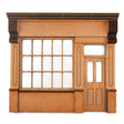 Dolls House LX465-12 Period Shop Front With  Door - 1:12