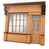 Dolls House LX465-12 Period Shop Front With  Door - 1:12