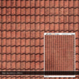 Dolls House TX103-12 Terracotta Pantiles Roof Paper (Pack of 5) - 1:12