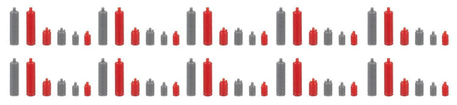 FA180863 FALLER Gas Cylinders (Pack of 60) - HO/OO SCALE