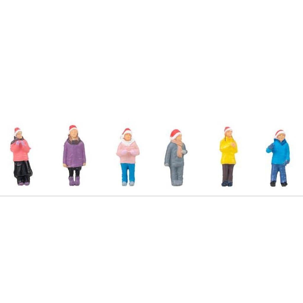 Faller 151648 Children's Christmas Choir Figures (Pack of 6) - OO/HO