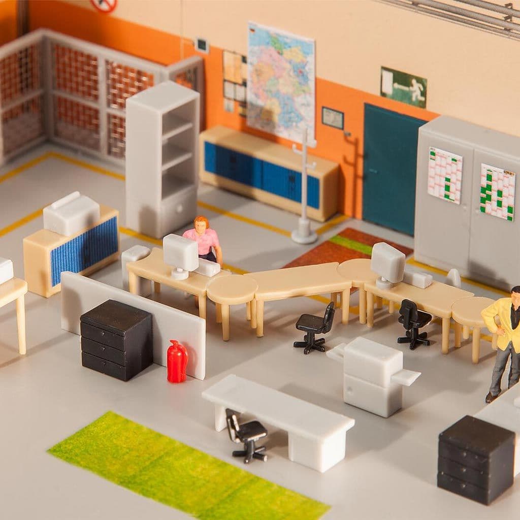Faller 180454 Office Furniture Accessory Kit OO/HO
