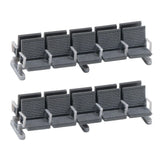 Faller 180867 Modern Platform Benches (Pack of 2) - OO/HO