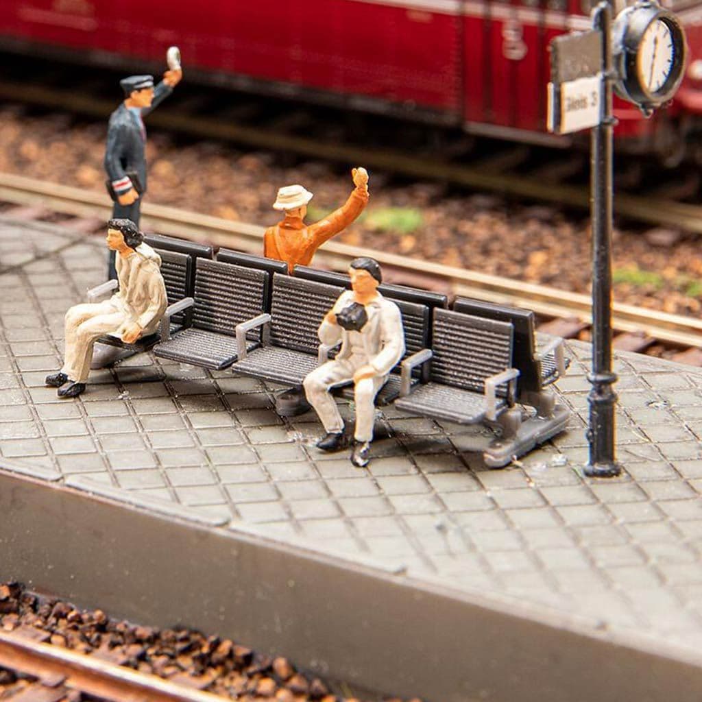 Faller 180867 Modern Platform Benches (Pack of 2) - OO/HO
