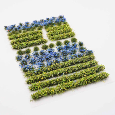 FB027 Blue Flower & Hedge Mix