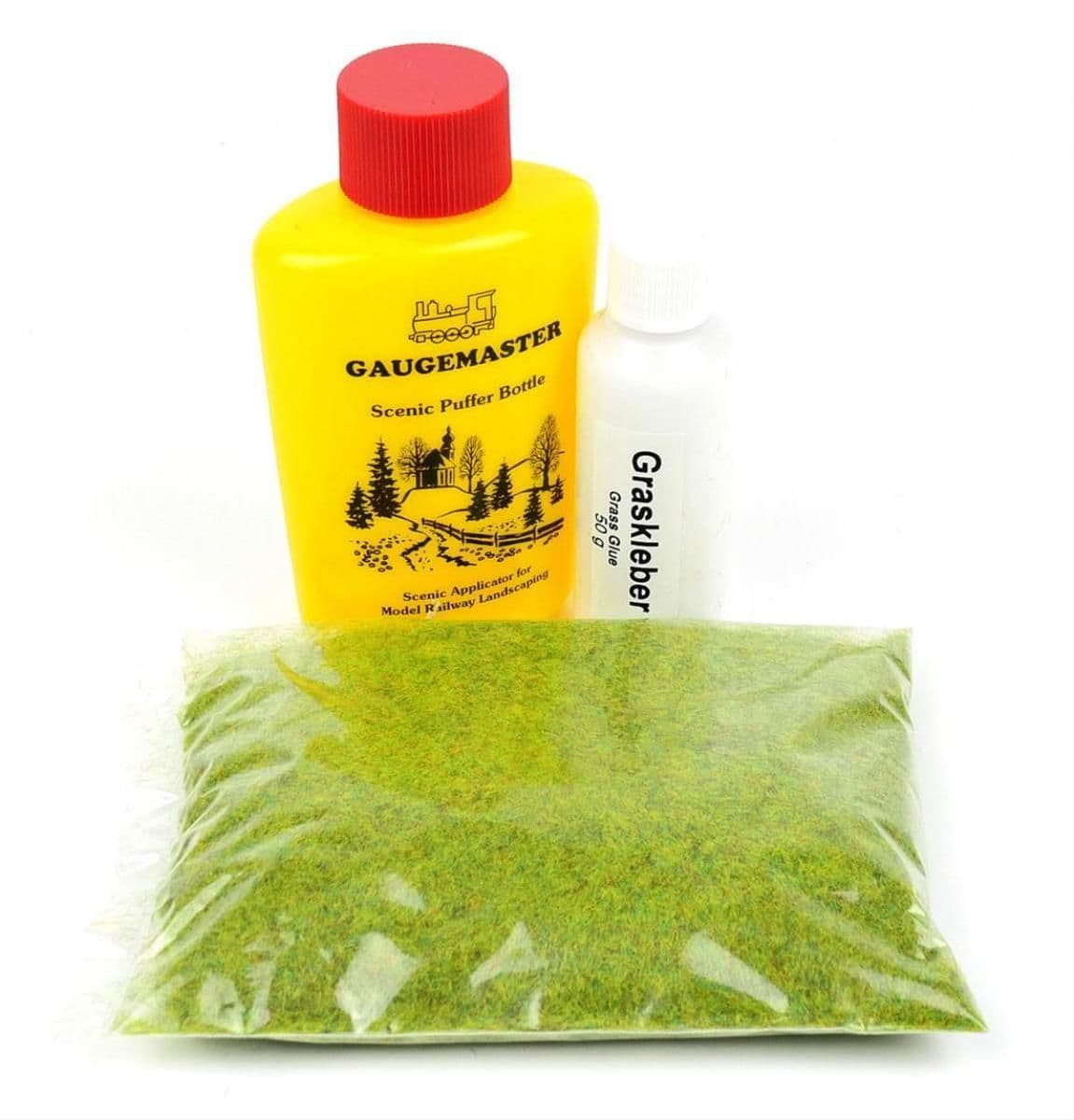 Gagermaster Gaugemaster GM1300 GM169 Static Grass Starter Set – Scale Model Scenery