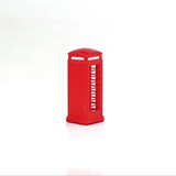 Gaugemaster GM461 Traditional Red Telephone Box - OO/4mm/1:76