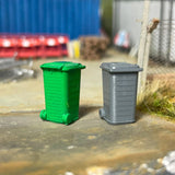 Gaugemaster GM495 Wheelie Bins (Pack of 4) - OO/4mm/1:76