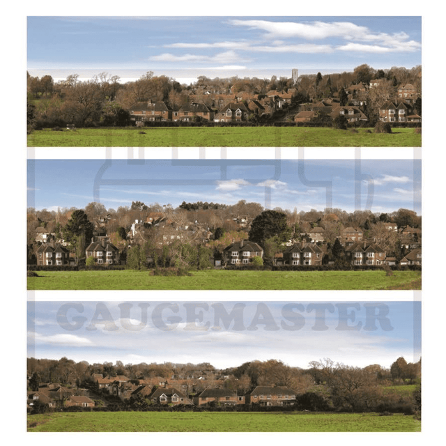 Gaugemaster GM704 Village Scene (Large Backscene) OO