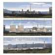 Gaugemaster GM706 Industrial Scene (Large Backscene) OO