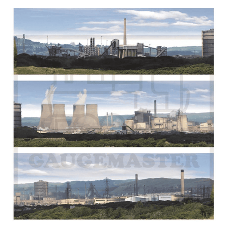 Gaugemaster GM706 Industrial Scene (Large Backscene) OO
