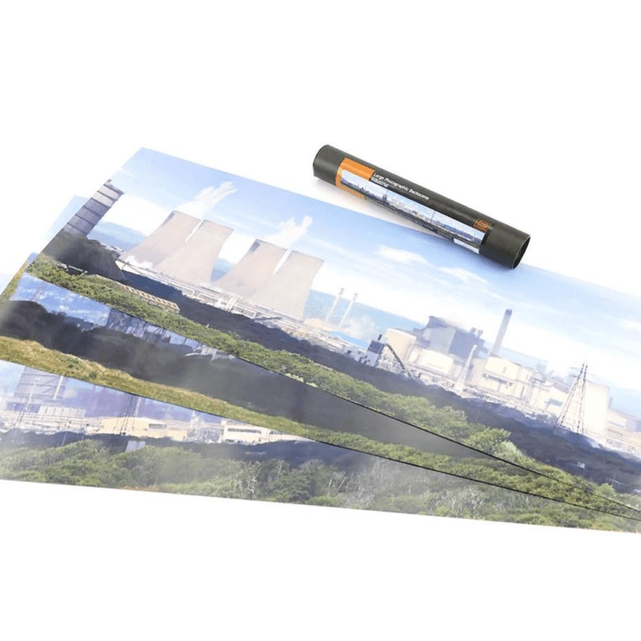 Gaugemaster GM706 Industrial Scene (Large Backscene) OO