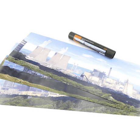 Gaugemaster GM706 Industrial Scene (Large Backscene) OO