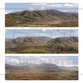 Gaugemaster GM710 Mountains Scene (Large Backscene) OO/HO