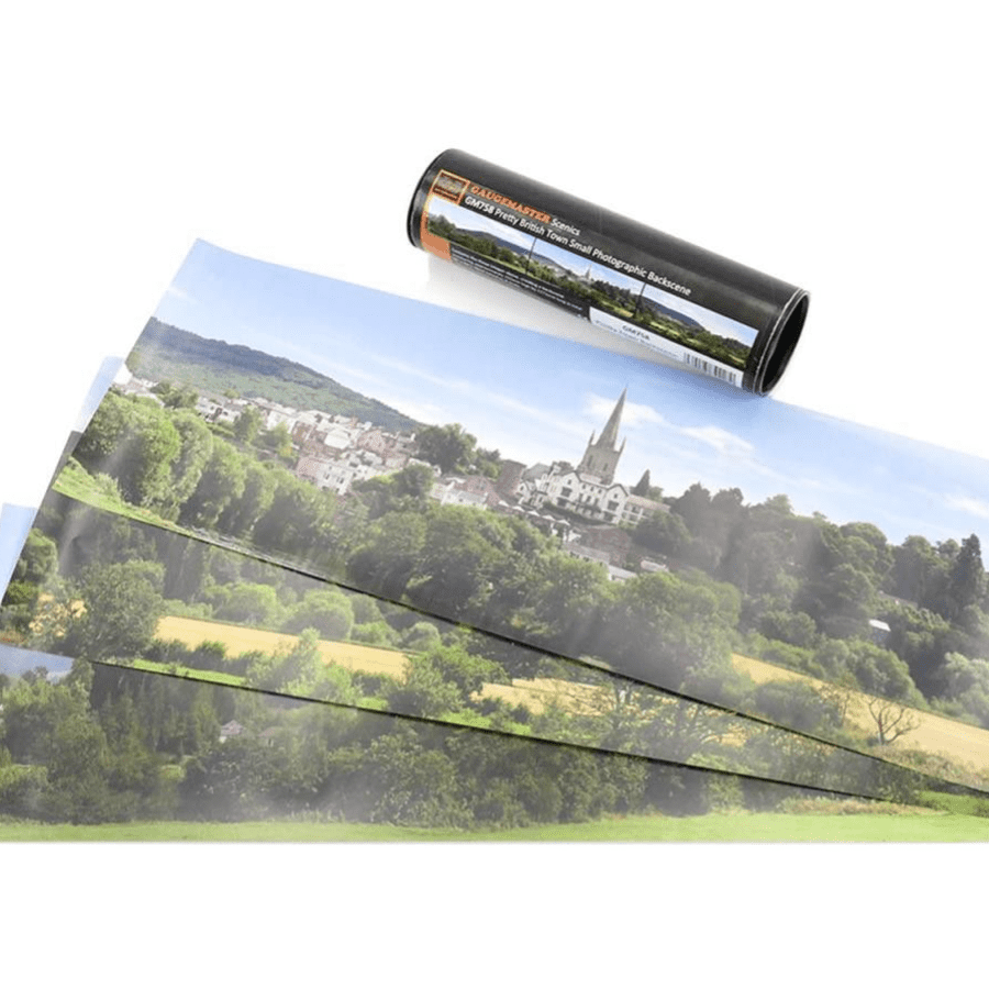 Gaugemaster GM758 Town Scene (Small Backscene) TT:120 / N