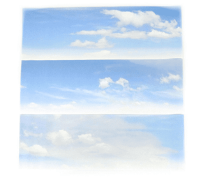 GM755 CLOUDY SKY SMALL PHOTO BACKSCENE (1372X152MM)