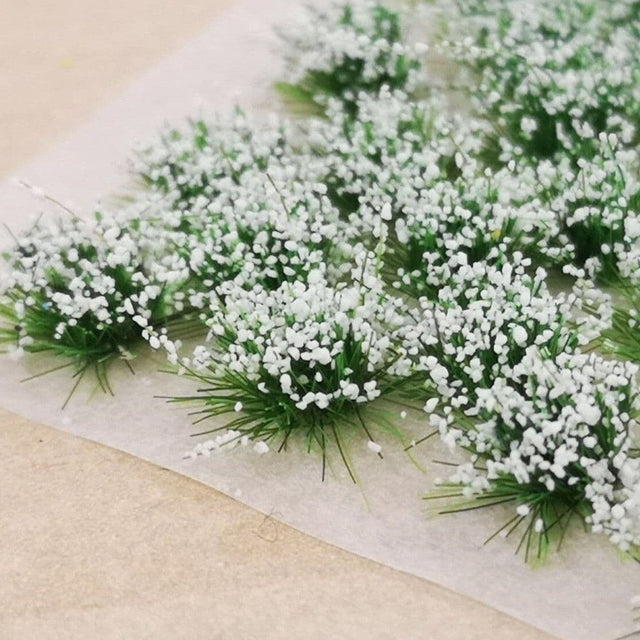 HP002 Small White Flower Tufts - Handy Pack