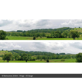 ID Backscenes 203AA Village OO/HO 15" Backscene