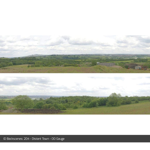 ID Backscenes 204 Distant Town OO/HO 15" Backscene