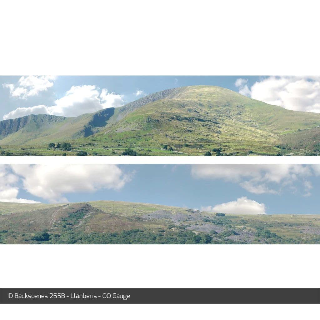 ID Backscenes 255B Llanberis OO/HO 15" Backscene