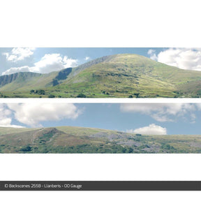 ID Backscenes 255B Llanberis OO/HO 15" Backscene