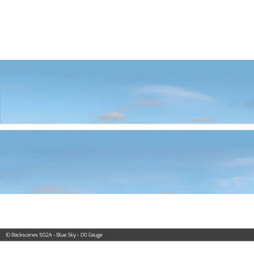 ID Backscenes 502A Blue Sky OO/HO 15" Backscene